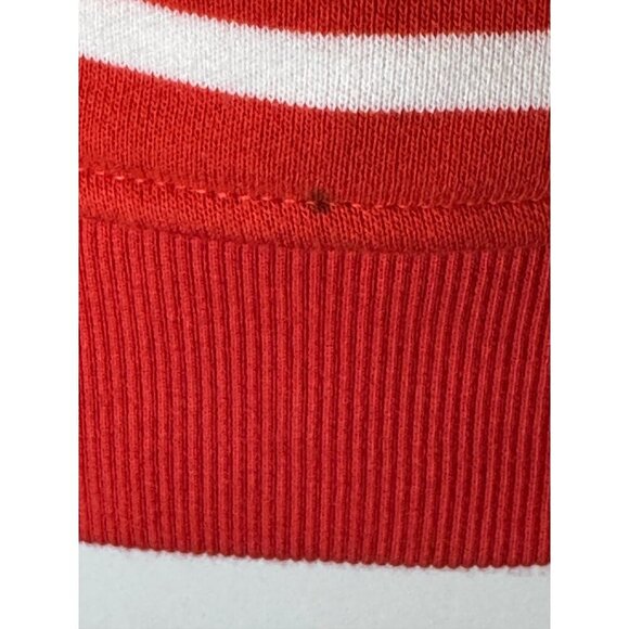 Joules Jacket Women 2 Red White Striped Oakham Full Zip Hoodie Sweatshirt Preppy - Picture 8 of 11